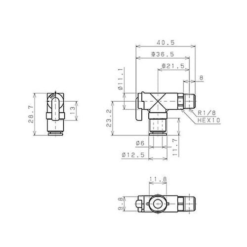 6mm ミニボールバルブ EA425TC