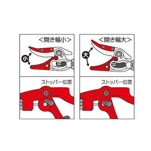 1.7−3.0m 高枝鋏(軽量型・伸縮柄