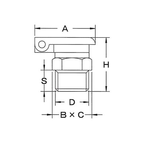 M6x 1.0mm オイルカップ EA9