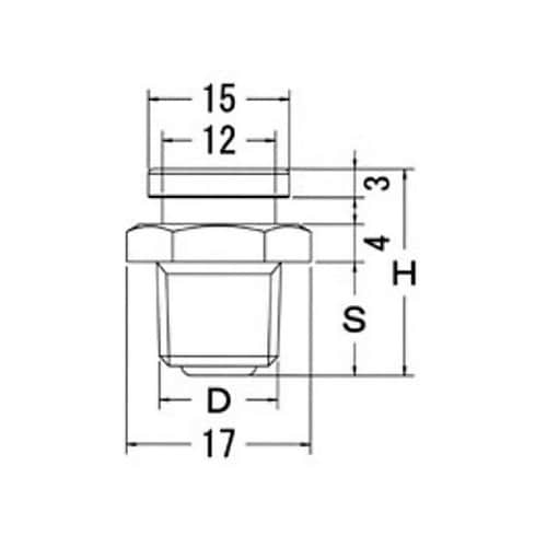 R1/8” グリースニップル(ボタンヘッ