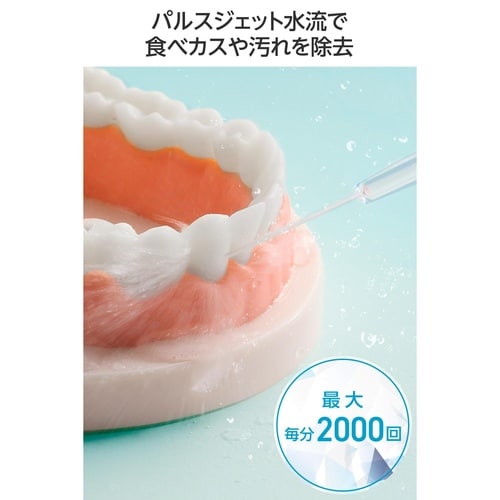 口腔洗浄器 デンタルウォッシャー 携帯 ブラック