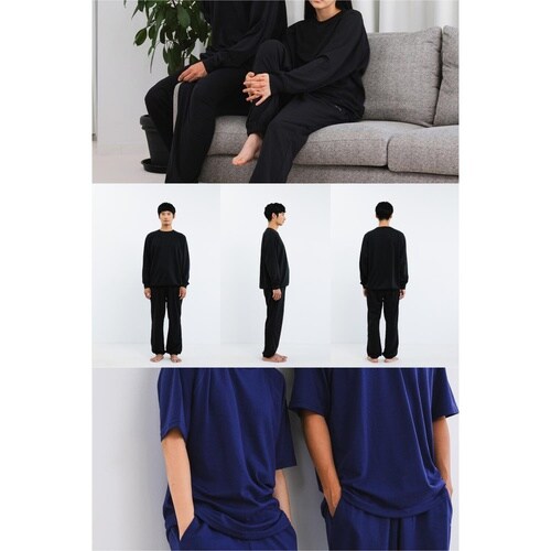 リカバリーウェア ロングパンツ 疲労回復 XL 黒