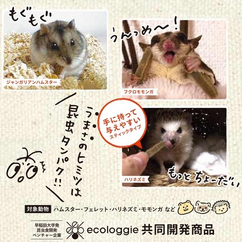 小動物やみつきコオロギ14種野菜25g