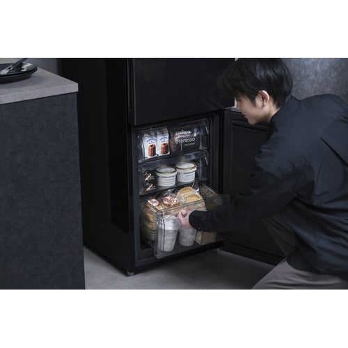 冷凍冷蔵庫 153L IRSN ブラック