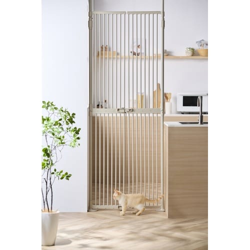 猫用ゲート ライトベージュ