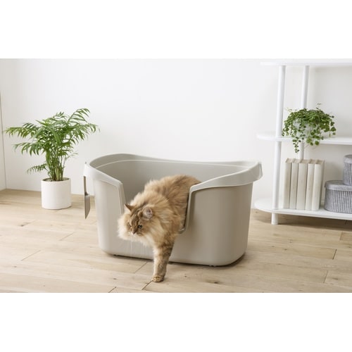 大型猫トイレ ベージュ