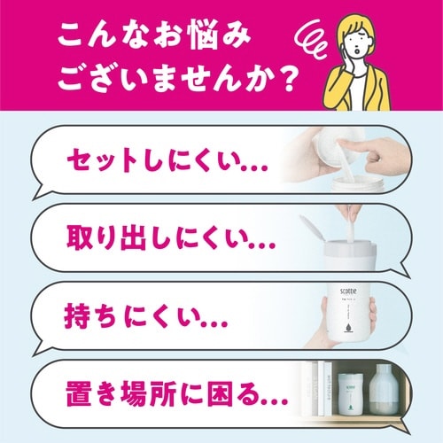 スコッティ ウェット 消毒 アル 本体 80枚