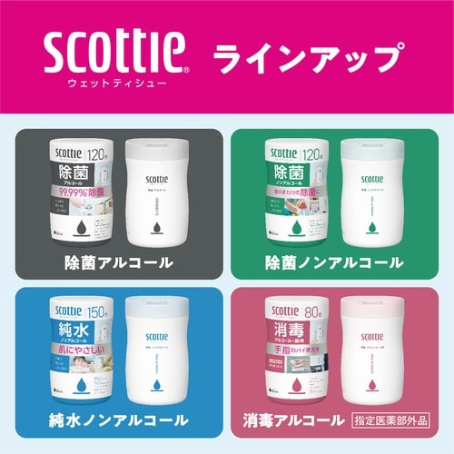 スコッティ ウェット 消毒 アル 詰替 70枚