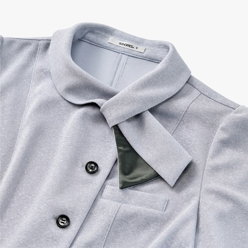 オーバーブラウスAJ0865ブルー21G