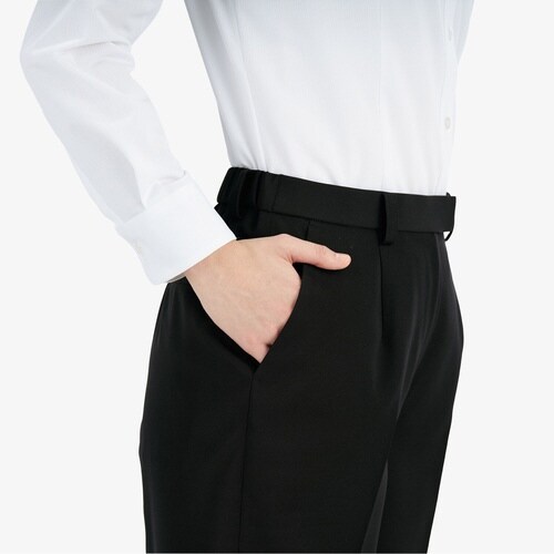 AラインスカートAS2808ネイビー21G