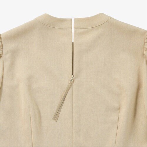 八分袖ブラウスAUB4300ベージュ19G