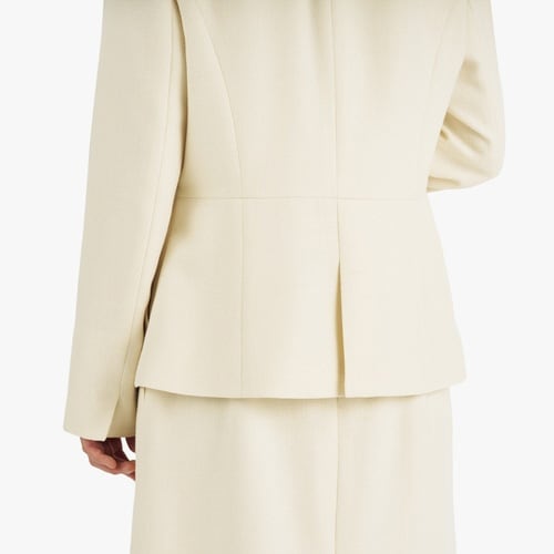 ジャケットAUJ0300アイボリー19G