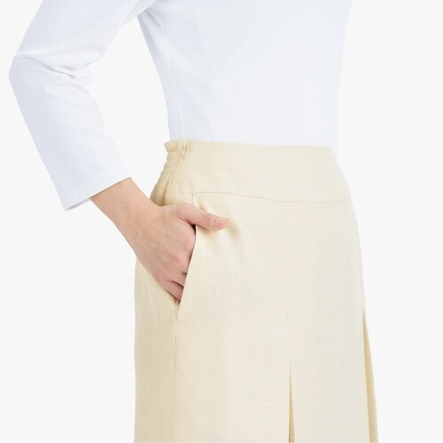 プリーツスカートAUS2300ネイビー13G