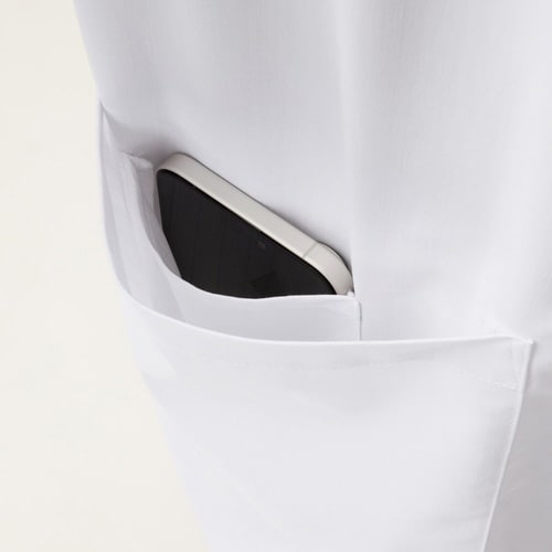 メンズシングルコート ホワイト S