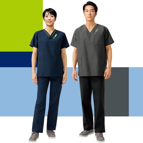 スクラブ チャコール L