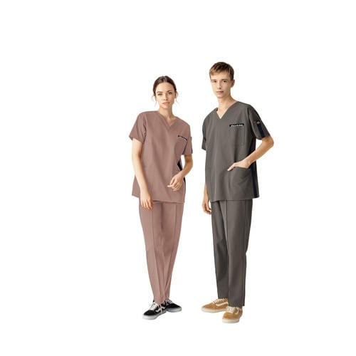 スクラブ スモークピンク S