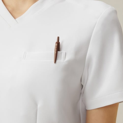 レディススクラブ クラウドダンサー 4L