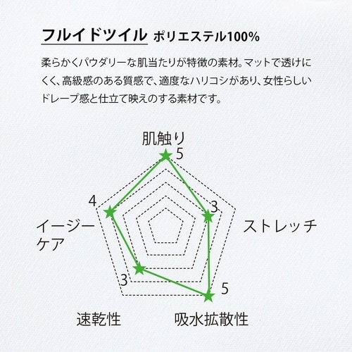 レディススクラブ クラウドダンサー 4L