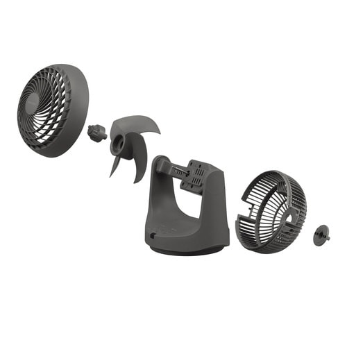 マカロン型サーキュレーター マイコン式 グレー