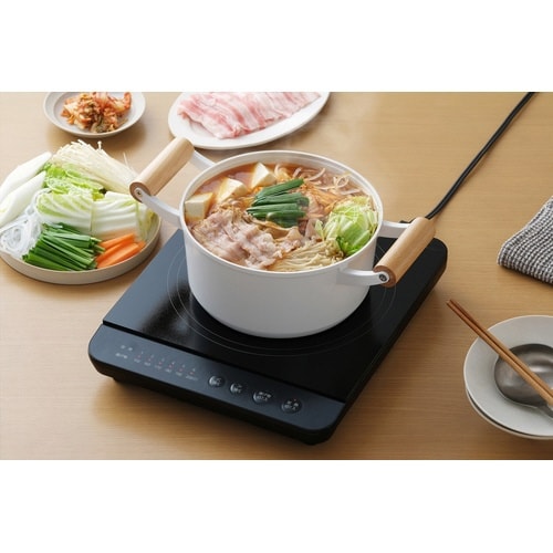 IHコンロ 1400W ブラック