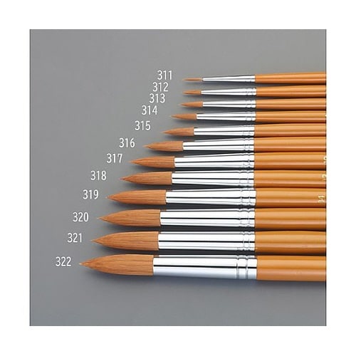 00号 水彩丸筆(馬毛・PBT) EA1