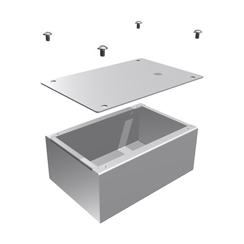 T15−5−10 カバー付アルミシャーシ
