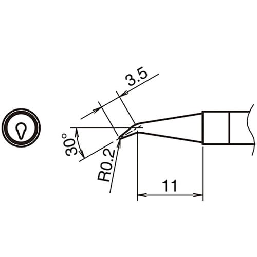 こて先 0.2J型 T39シリーズ