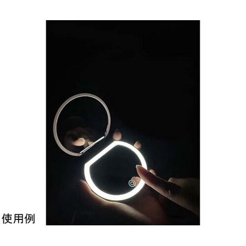 LEDライト付きコンパクトミラー FP−