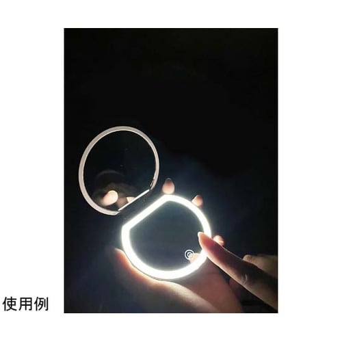 LEDライト付きコンパクトミラー FP−