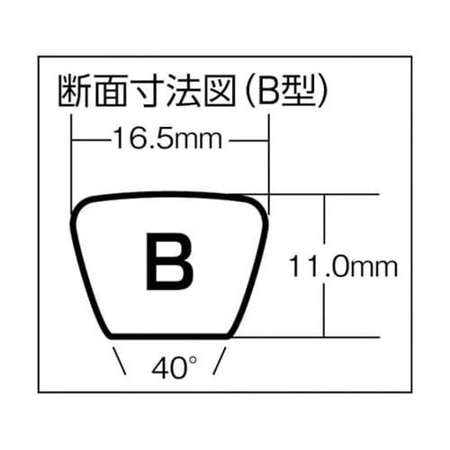 B108 標準型VベルトB型
