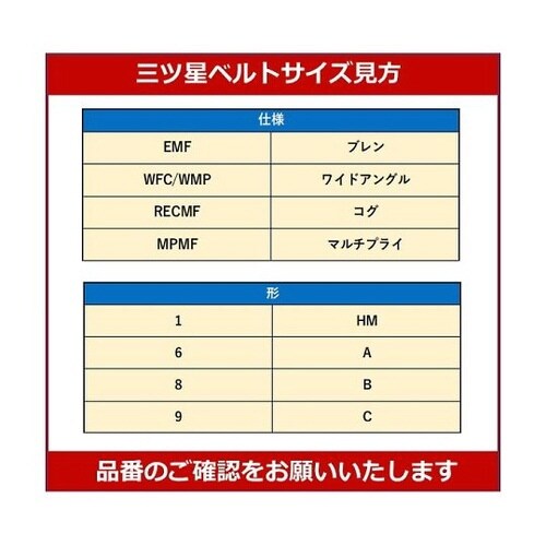 ローエッジコグベルト RECMF6290