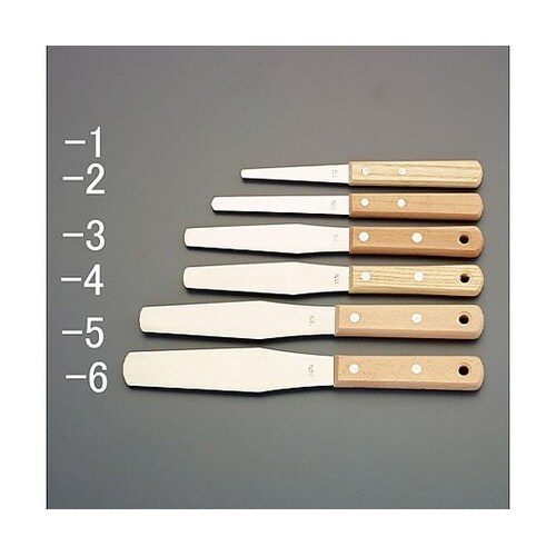 15mm ヘラ(ステンレス製/木柄) E