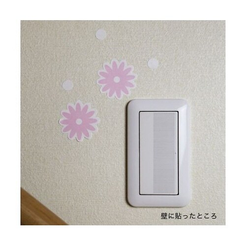 障子紙シール マーガレット ピンク2枚入