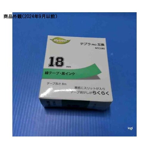 NTC18G(x1) 緑地ラベル18mm