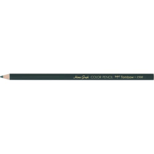 色鉛筆 1500 単色 ふかみどり 深緑