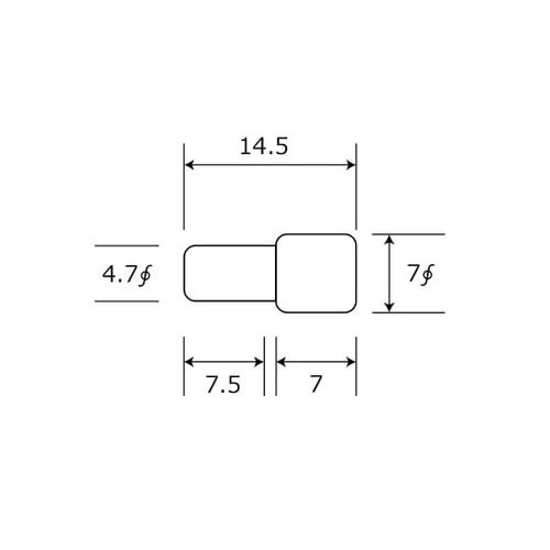 if−071 差込ダボ 4.7×7m