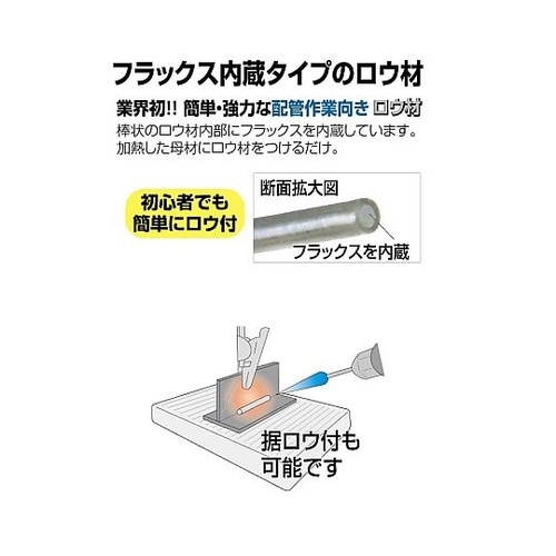 φ1.2x300mm 銀ろう(フラックス