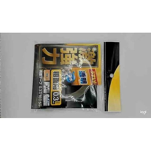 激強力両面テープ 粗面用 薄さ0.3mm