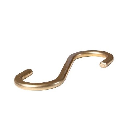 LAC−021 S字フック 小 真鍮