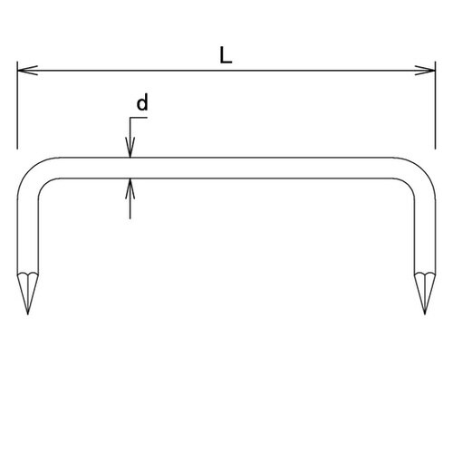 ユニクロ カスガイ 6X90 00030