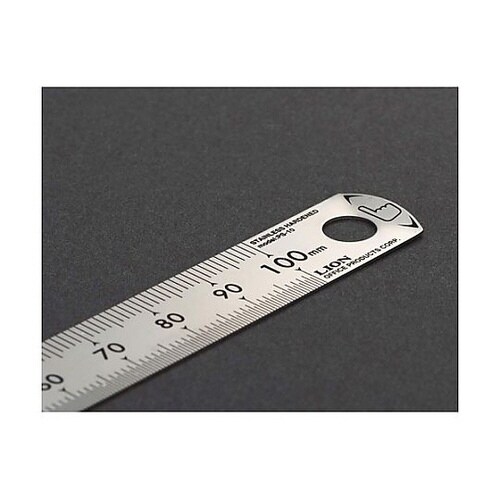 10cm ステンレス定規 EA720YG