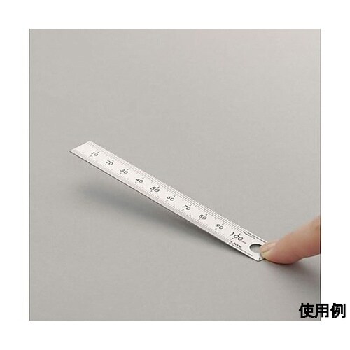 10cm ステンレス定規 EA720YG