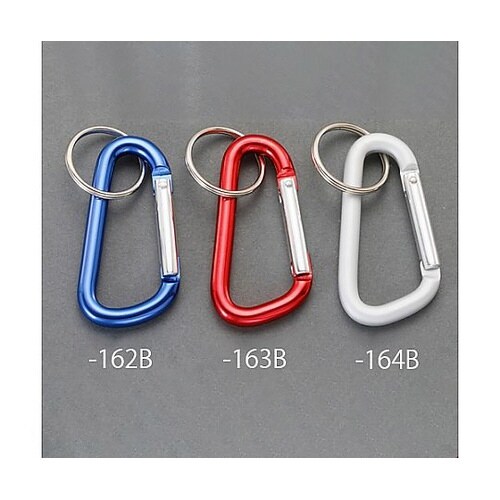 6x60mm カラビナフック(アルミ/シ