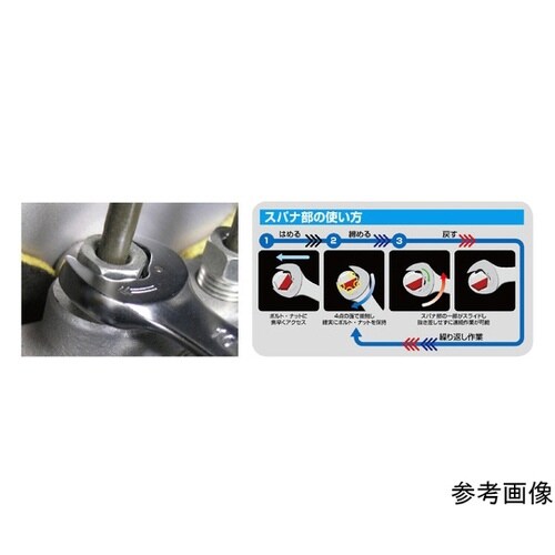 両口スパナ クイックスパナ 二面幅8×1