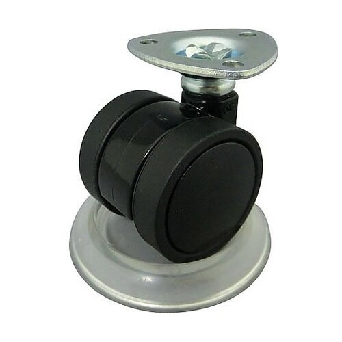 60.0mm 滑り止ゴムシート付キャスタ