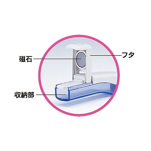 ホッチキス針リムーバー/ポケット付 EA