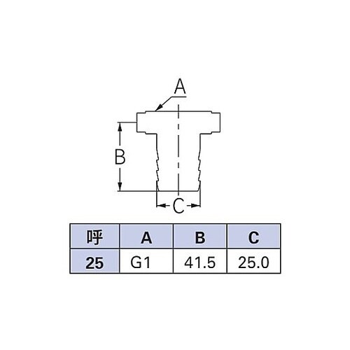 G 1” ホースカップリング EA4
