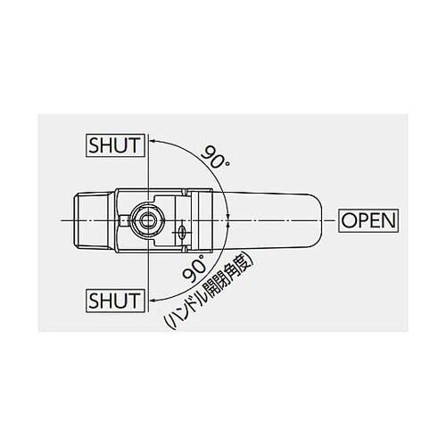 R 1/4”x 9.0mm ミニボールバ
