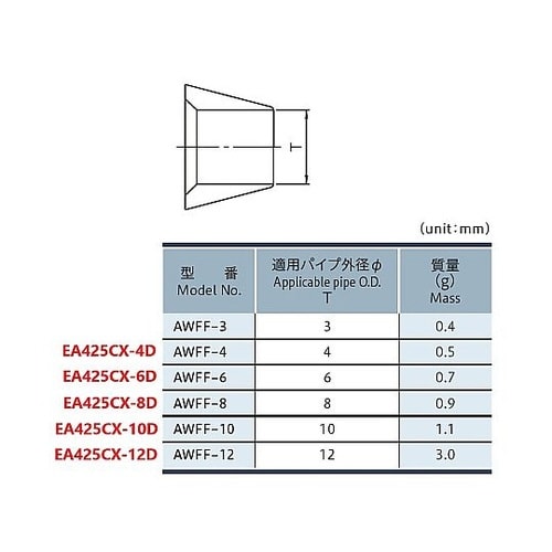 6mm チューブアタッチメント(ステンレ