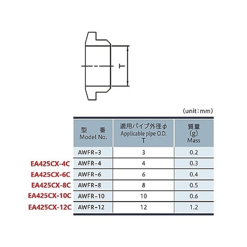 6mm チューブアタッチメント(ステンレ